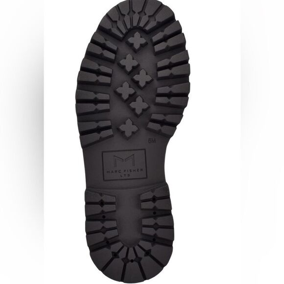 BNIB Marc Fisher Black Platform Lace Up Boots Sz 10 - Picture 6 of 6